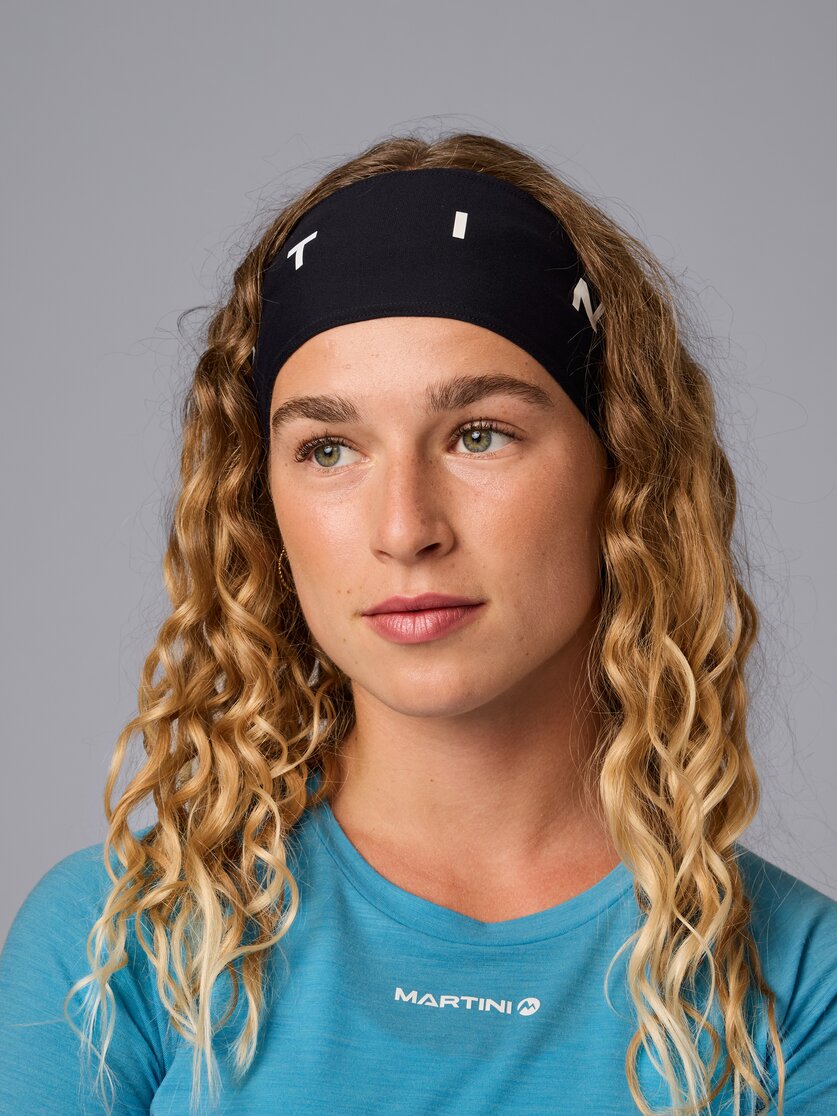 Martini Sportswear - Via Headband W - Headbands in white - front view model - Women
