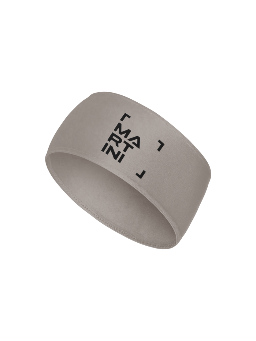 Martini Sportswear - Alpmate Headband M - Headbands in stone-black - front view - Men