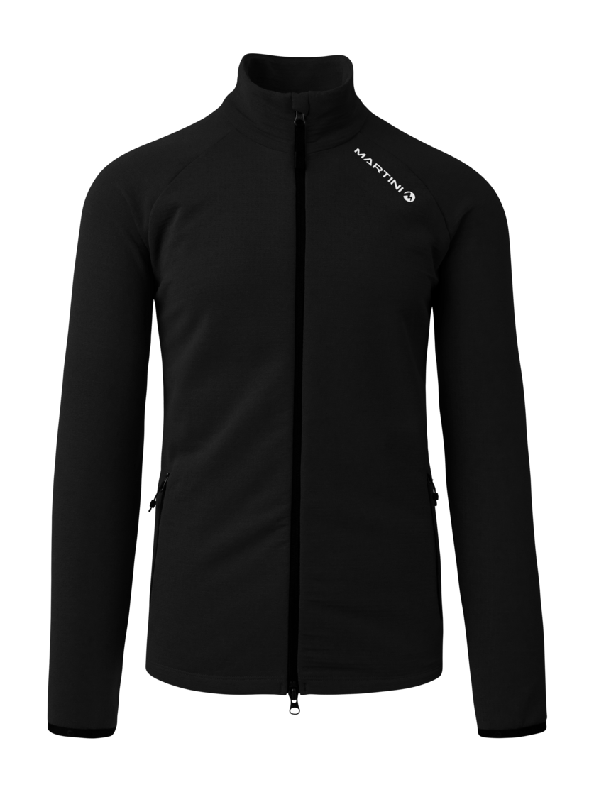 Martini Sportswear - Hillclimb Midlayer Jacket M - Strati intermedi in black - vista frontale - Uomo