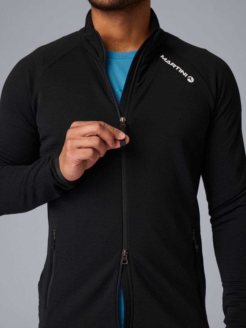 Martini Sportswear - Hillclimb Midlayer Jacket M - Strati intermedi in black - Dettaglio 1 - Uomo