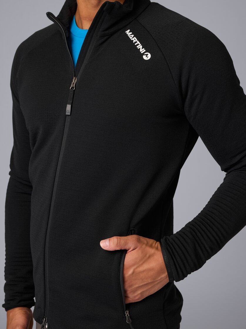 Martini Sportswear - Hillclimb Midlayer Jacket M - Strati intermedi in black - Dettaglio 2 - Uomo