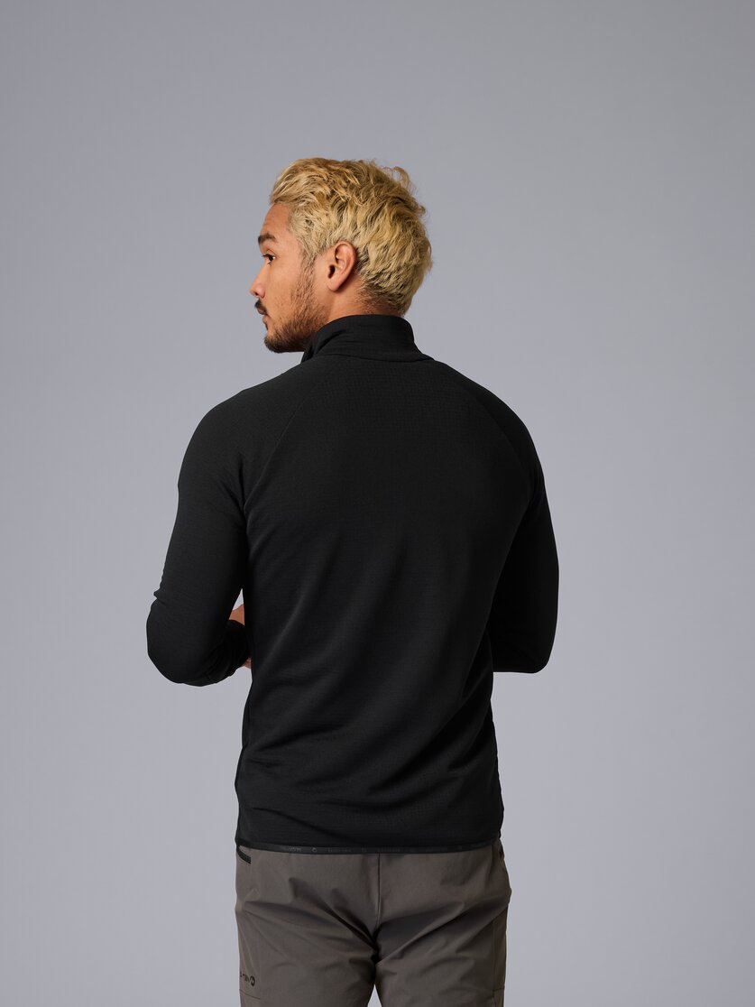 Martini Sportswear - Hillclimb Midlayer Jacket M - Strati intermedi in black - vista laterale modello - Uomo