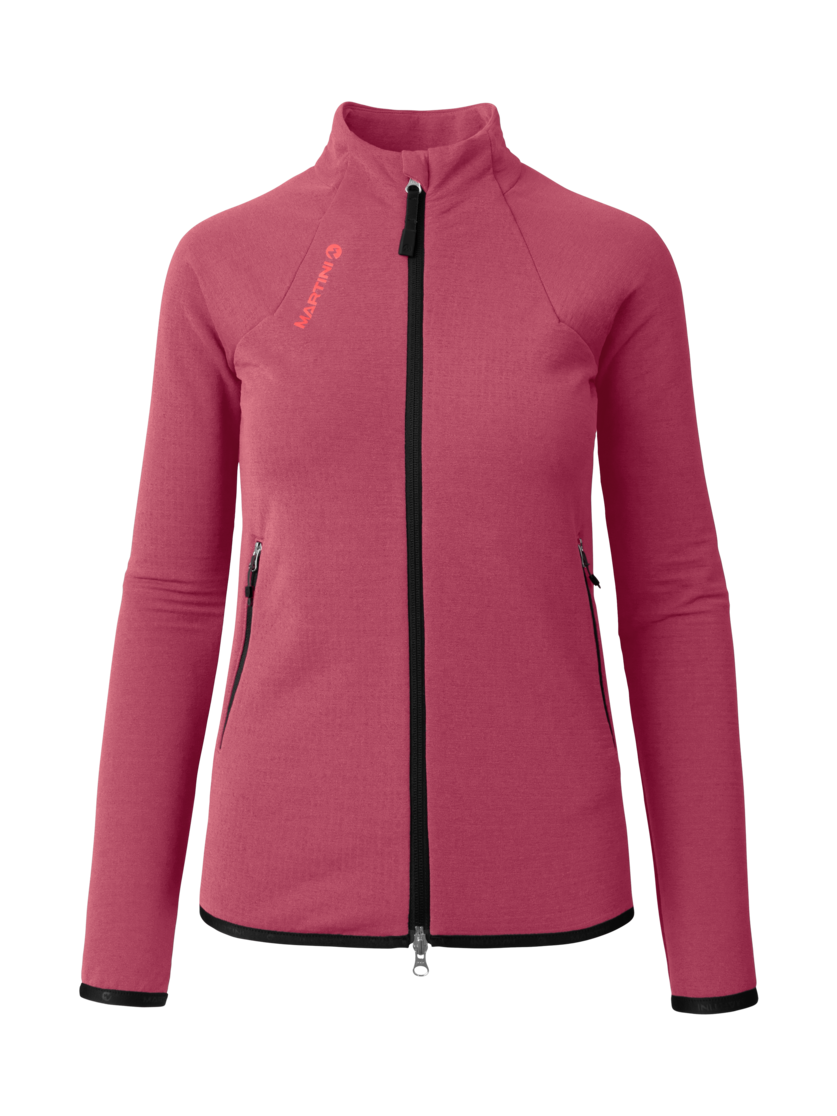 Martini Sportswear - Alpmate Midlayer Jacket W - Midlayers in blossom-black - Vorderansicht - Damen