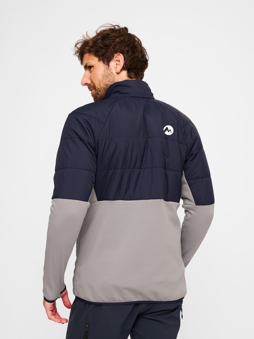 Martini Sportswear - Horizon Hybrid Jacket Primaloft®M - Hybridjacken in true navy-ash - Rückansicht Model - Herren