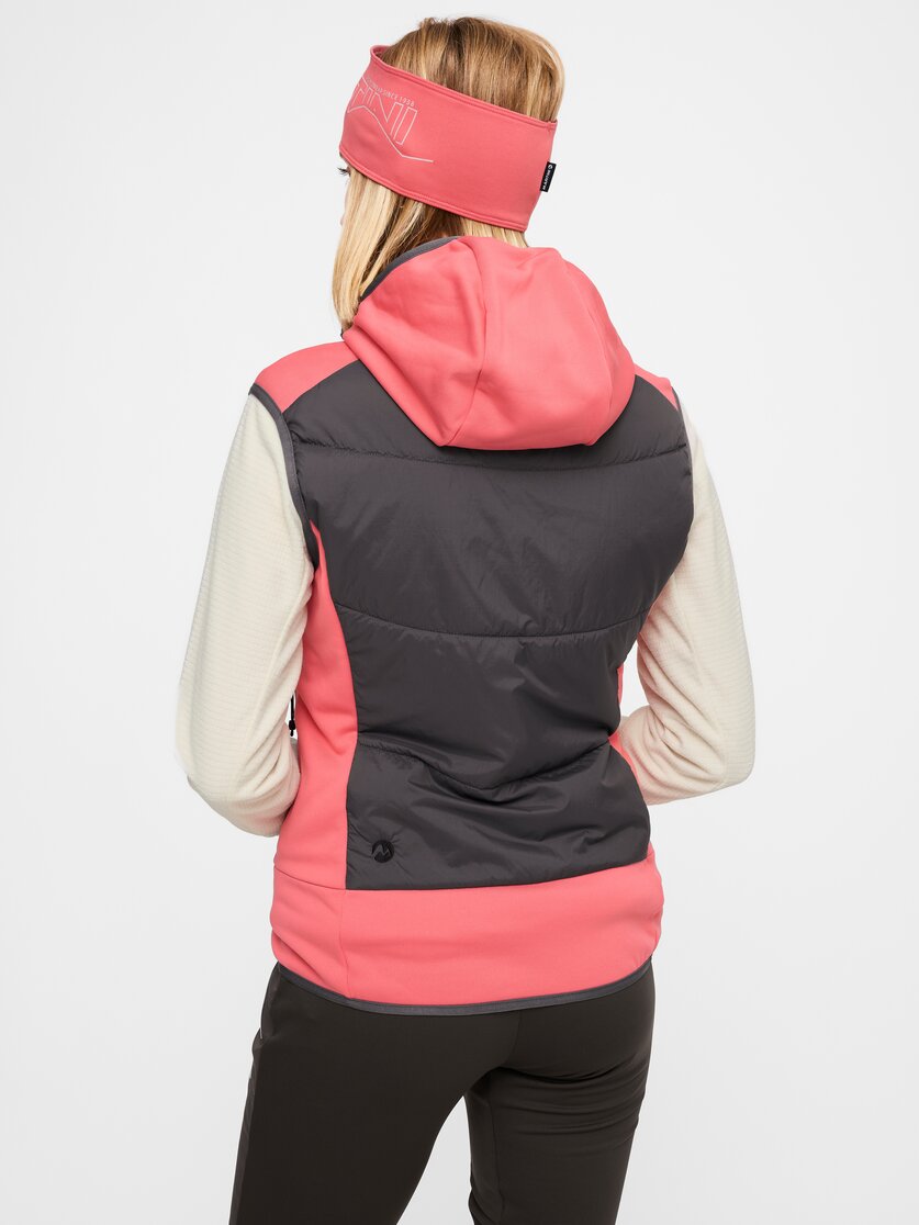 Martini Sportswear - Yalca Hybrid Vest Primaloft®W - Westen in true navy-moon - Rückansicht Model - Damen