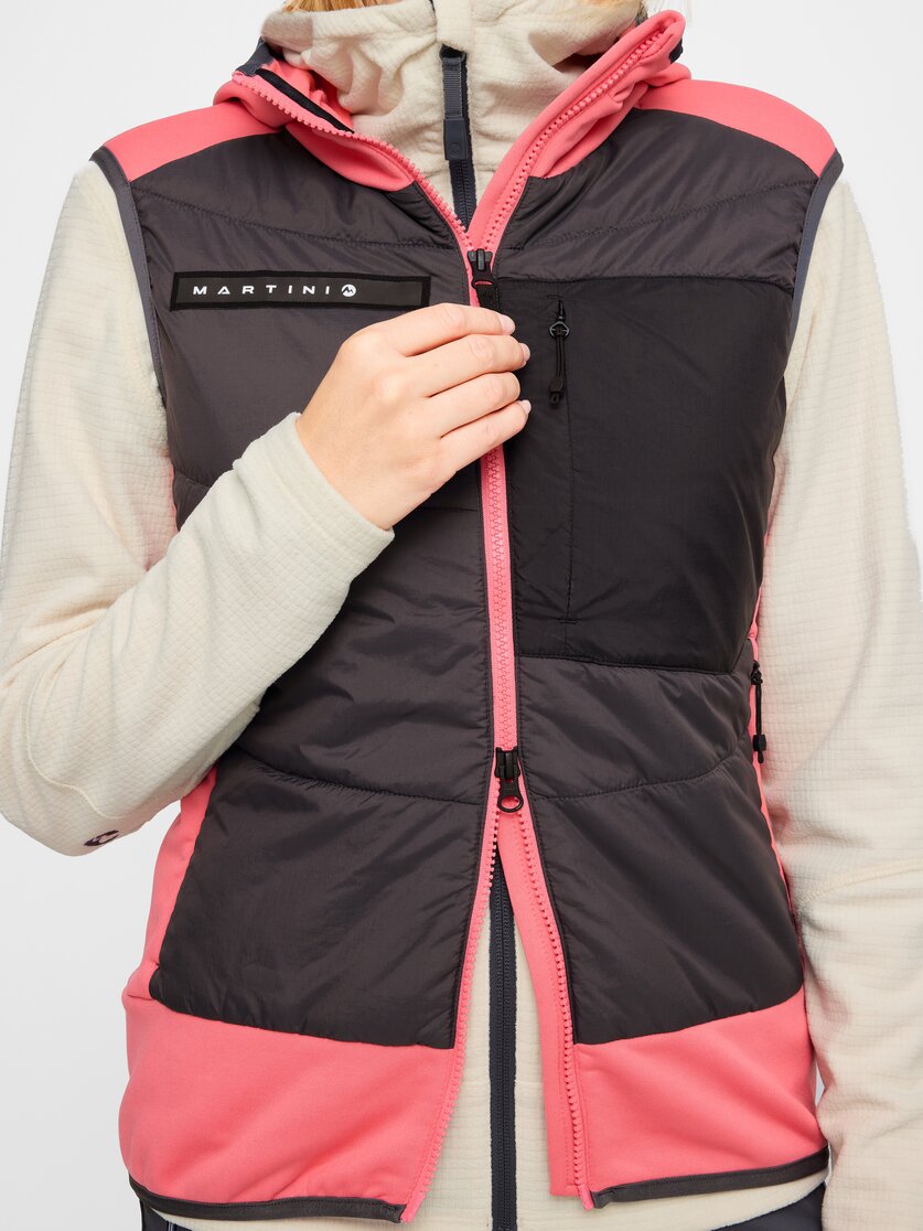 Martini Sportswear - Yalca Hybrid Vest Primaloft®W - Westen in true navy-moon - Detail 1 - Damen
