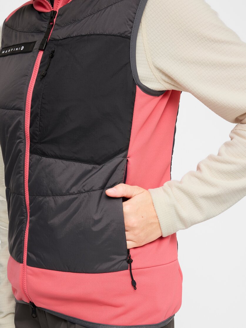 Martini Sportswear - Yalca Hybrid Vest Primaloft®W - Westen in true navy-moon - Detail 2 - Damen