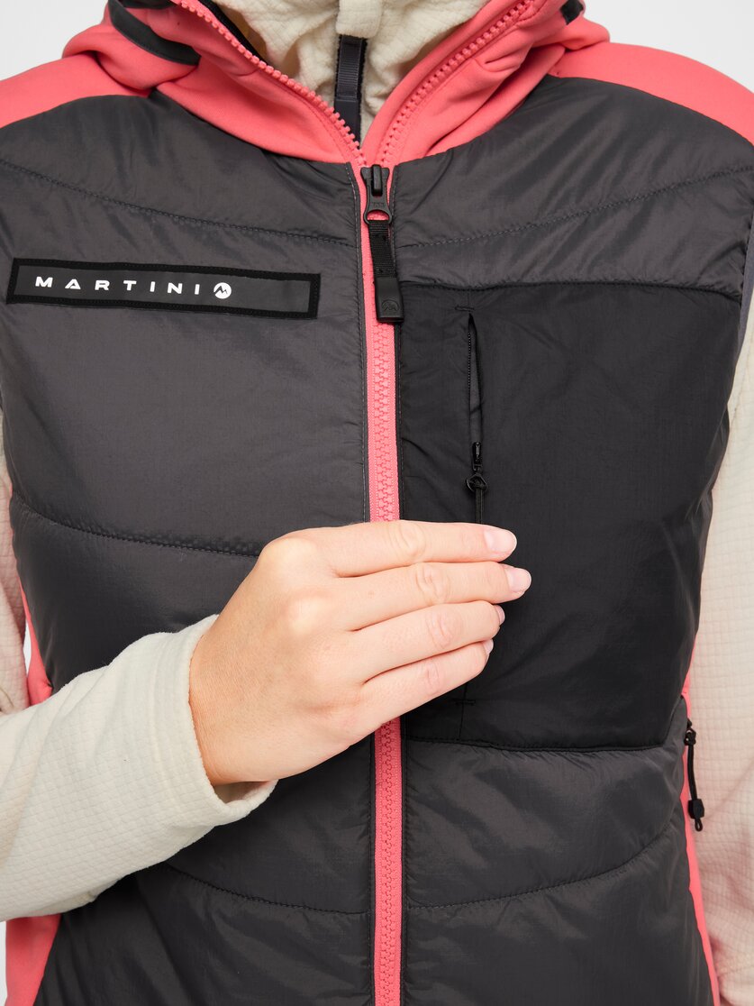 Martini Sportswear - Yalca Hybrid Vest Primaloft®W - Westen in true navy-moon - Detail 3 - Damen