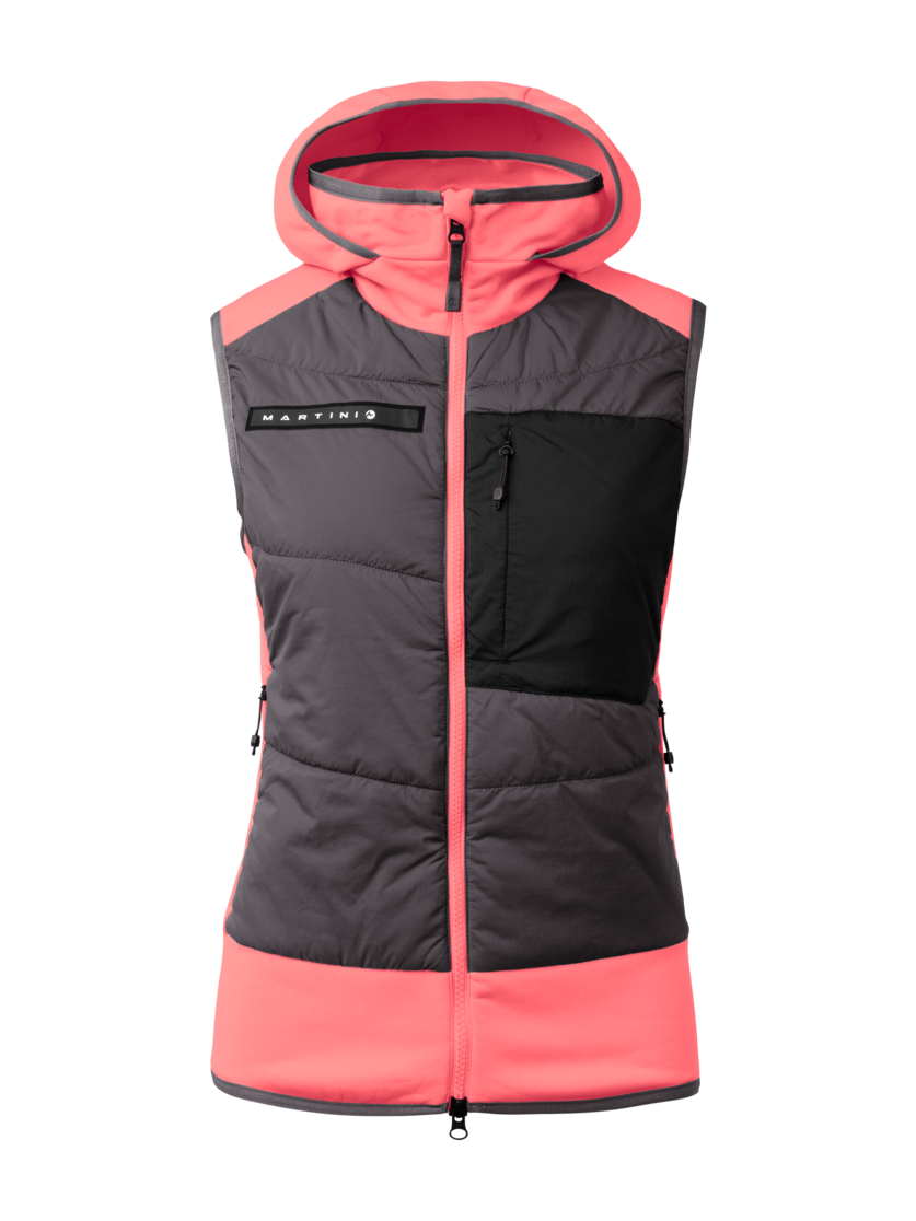 Martini Sportswear - Yalca Hybrid Vest Primaloft®W - Westen in rosy glow-granite - Vorderansicht - Damen