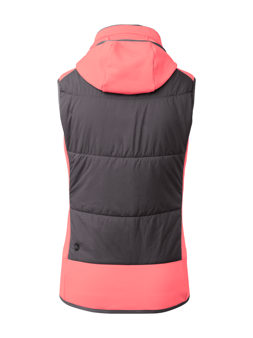 Martini Sportswear - Yalca Hybrid Vest Primaloft®W - Westen in rosy glow-granite - Rückansicht - Damen