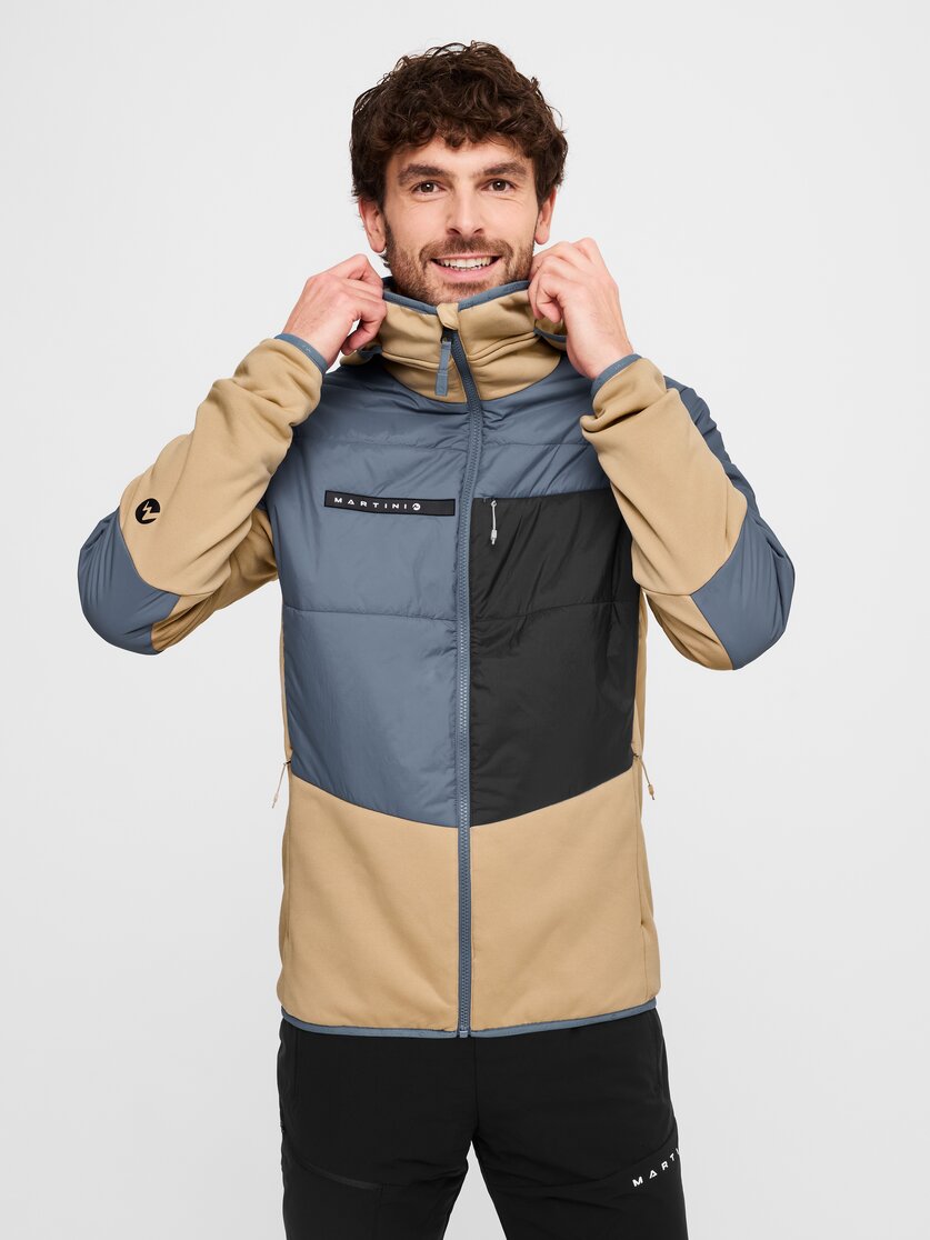 Martini Sportswear - Yalca Hybrid Jacket Primaloft®M - Hybridjacken in moon-desert - Vorderansicht Model - Herren