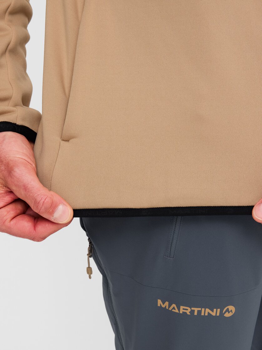 Martini Sportswear - Yalca Midlayer Jacket M - Fleecejacke in desert-black - Detail 5 - Herren