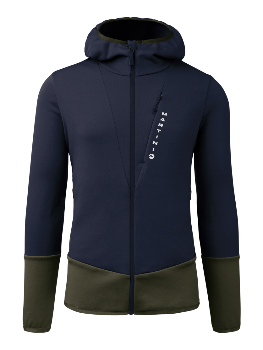 Martini Sportswear - Firstline Midlayer Jacket M - Midlayers in true navy-olive - front view - Men