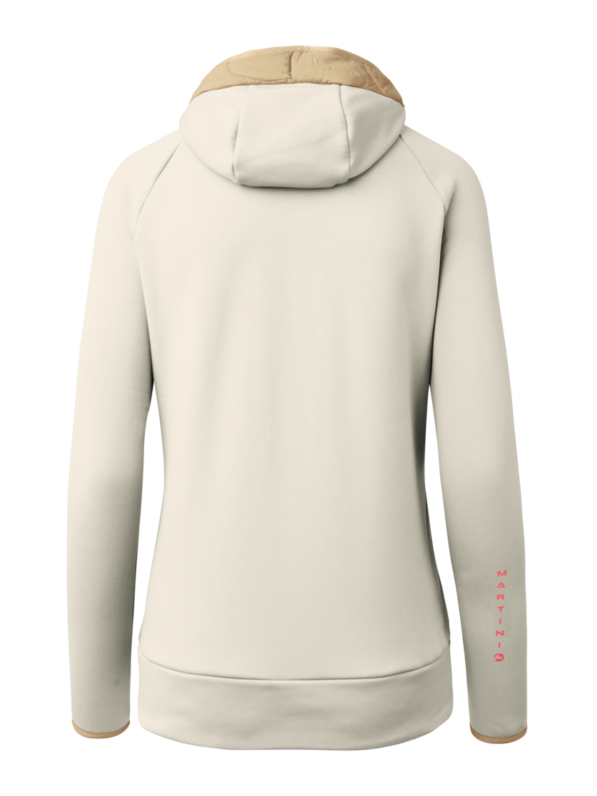 Martini Sportswear - Firstline Hybrid Jacket G-Loft®W - Giacche ibride in off white-desert - vista posteriore - Donna
