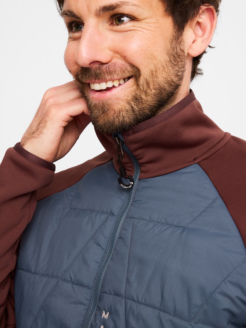 Martini Sportswear - Firstline Hybrid Jacket G-Loft®M - Giacche ibride in olive-true navy - Dettaglio 6 - Uomo