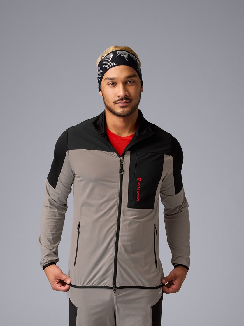 Martini Sportswear - Daybreaker Midlayer Jacket M - Fleecejacke in tendril-black - Vorderansicht Model - Herren