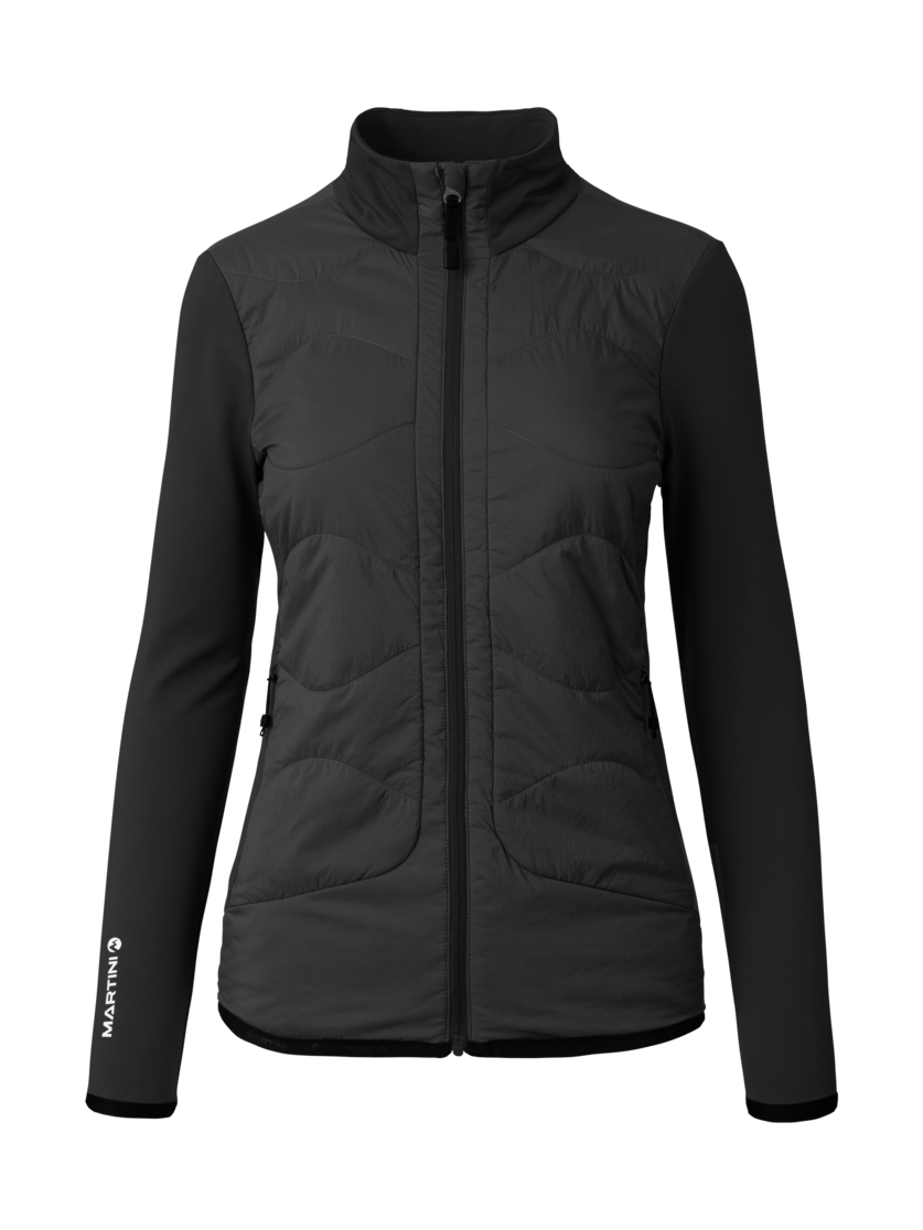 Martini Sportswear - Sunrise Hybrid Jacket Primaloft ® W - Hybrid jackets in black - front view - Women