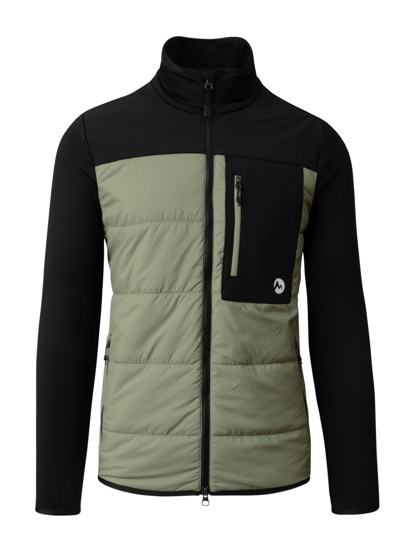 Martini Sportswear - Daybreaker Hybrid Jacket Primaloft® M - Hybrid jackets in tendril-black - front view - Men