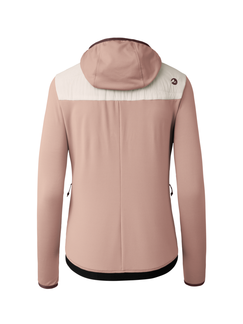 Martini Sportswear - Alpmate IN Hybrid Hooded Jacket W - Hybridjacken in off white-terrafina - Rückansicht - Damen