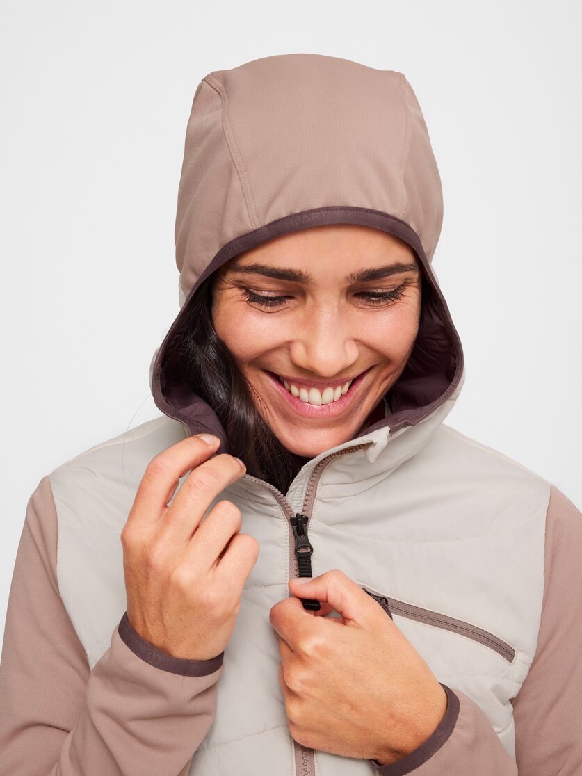 Martini Sportswear - Alpmate IN Hybrid Hooded Jacket W - Hybridjacken in black - Detail 7 - Damen