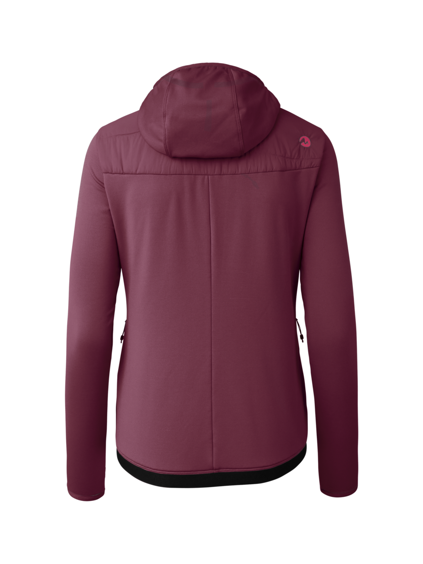 Martini Sportswear - Alpmate IN Hybrid Hooded Jacket W - Hybridjacken in plume - Rückansicht - Damen