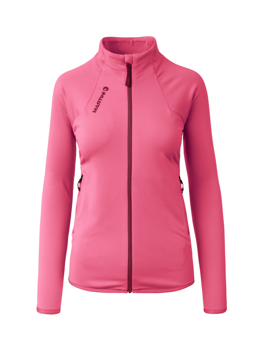 Martini Sportswear - Alpmate ML Jacket W - Midlayers in fuchsia-plume - front view - Women