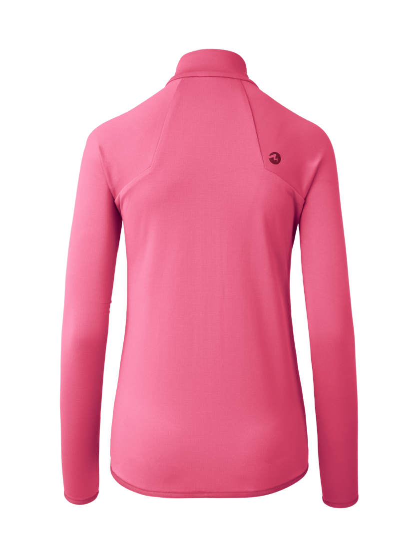 Martini Sportswear - Alpmate ML Jacket W - Midlayers in fuchsia-plume - rear view - Women