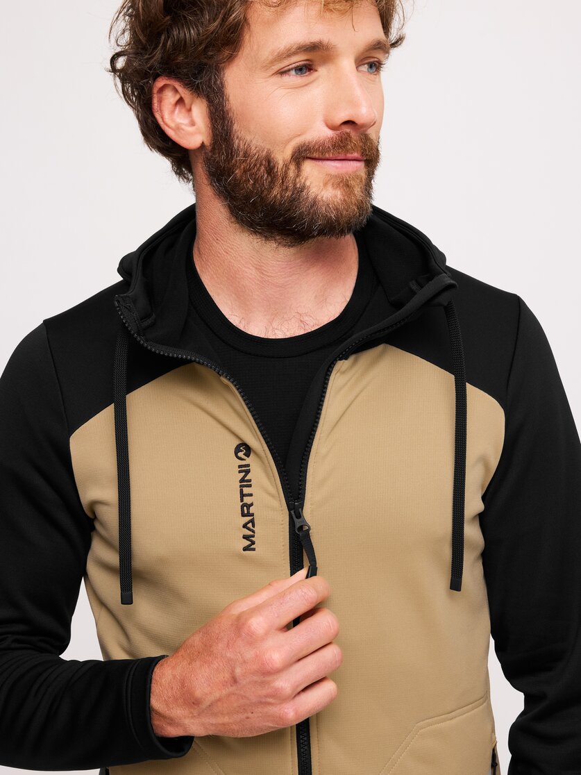 Martini Sportswear - Alpmate ML Hooded Jacket M  - Midlayers in true navy-black - Detail 2 - Men