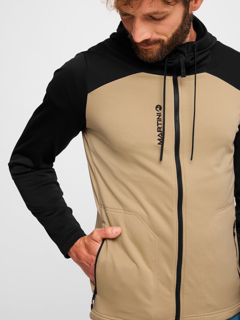 Martini Sportswear - Alpmate ML Hooded Jacket M  - Midlayers in true navy-black - Detail 3 - Men