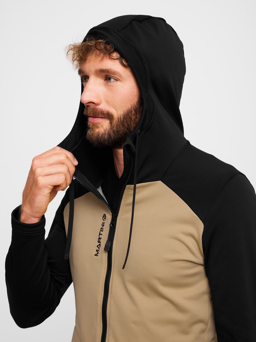 Martini Sportswear - Alpmate ML Hooded Jacket M  - Midlayers in true navy-black - Detail 4 - Men