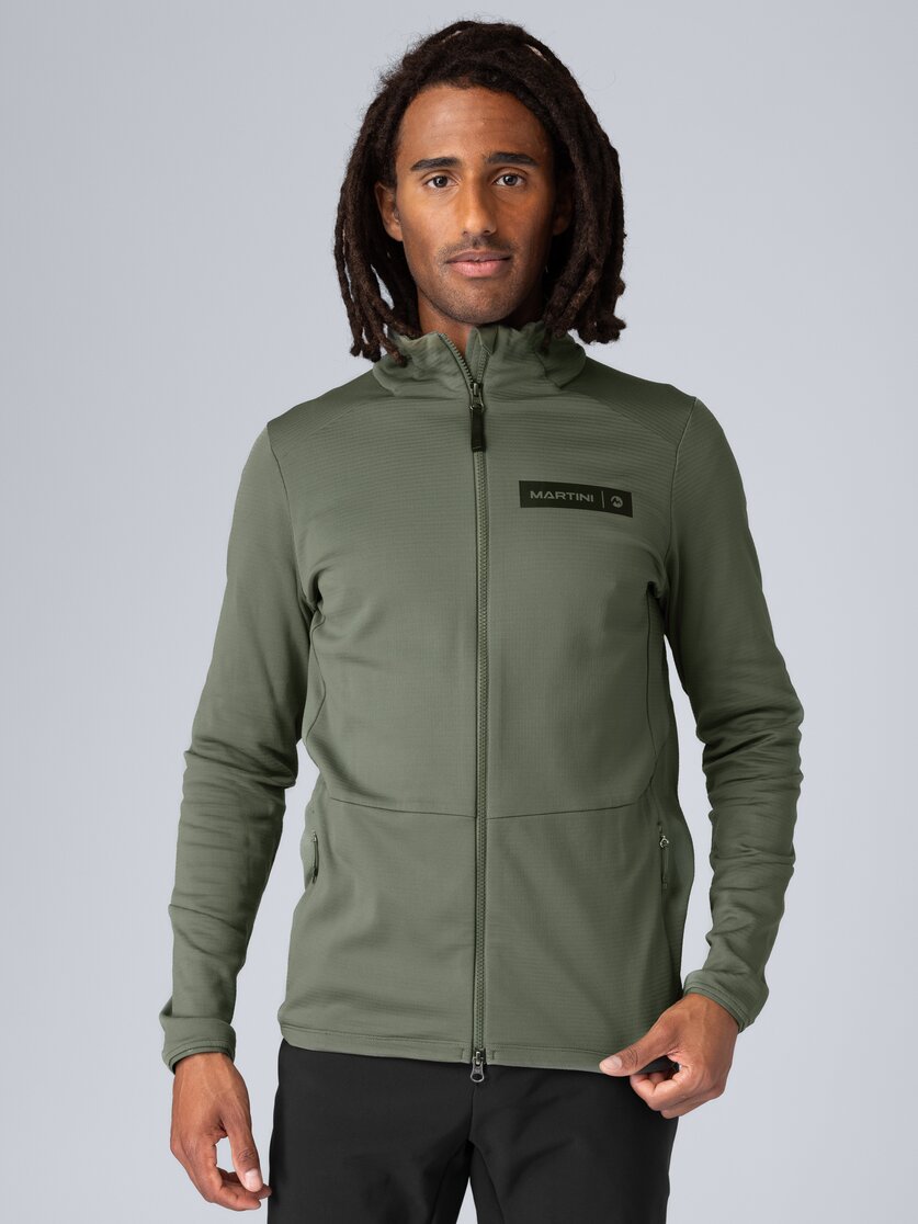 Martini Sportswear - Argon Midlayer Jacket M - Fleece in seaport - front view model - Men