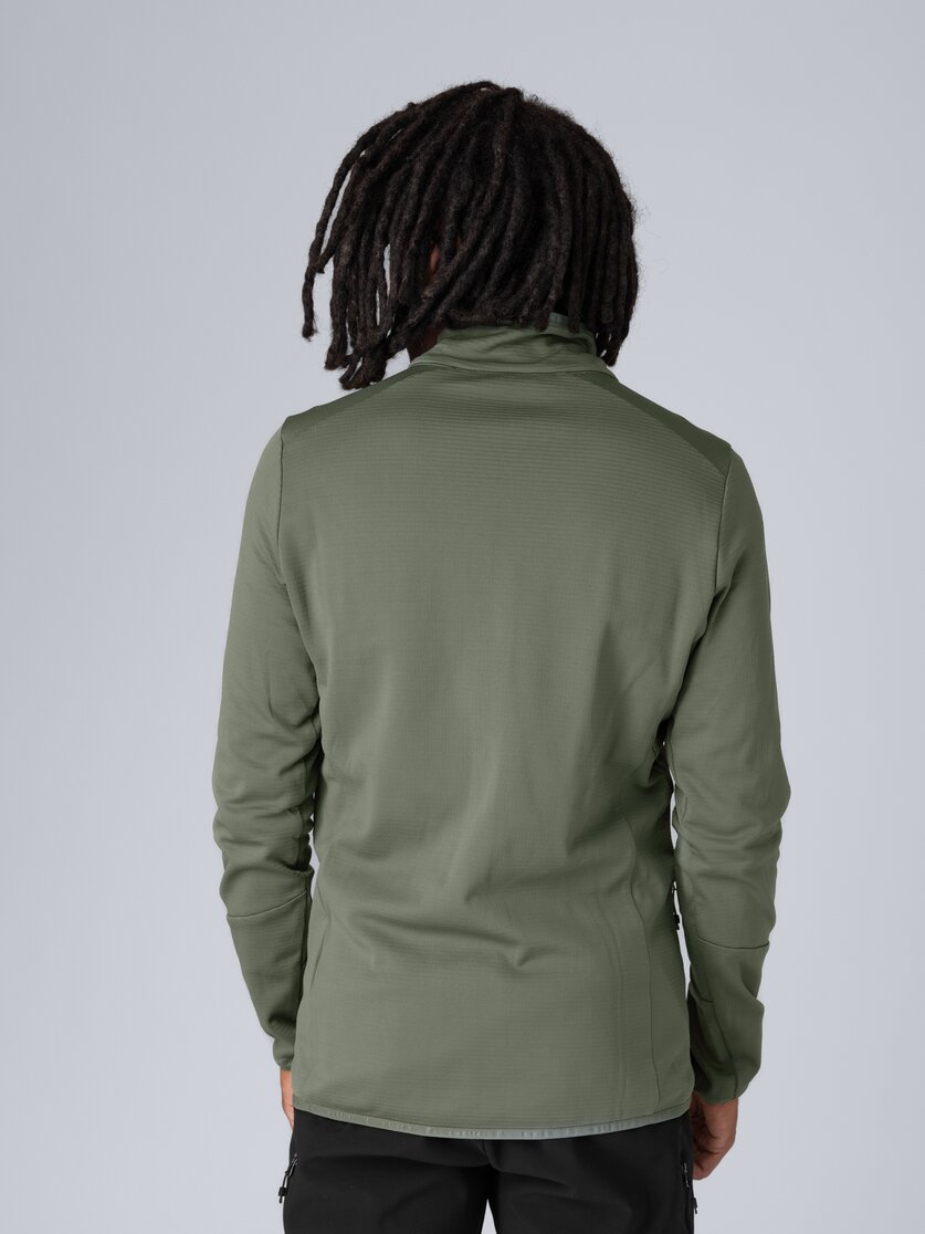 Martini Sportswear - Argon Midlayer Jacket M - Fleece in seaport - rear view model - Men