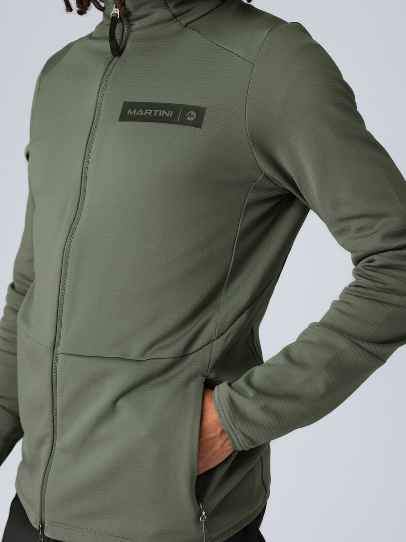 Martini Sportswear - Argon Midlayer Jacket M - Fleece in seaport - Detail 1 - Men