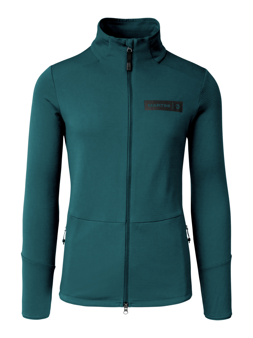 Martini Sportswear - Argon Midlayer Jacket M - Fleece in seaport - front view - Men