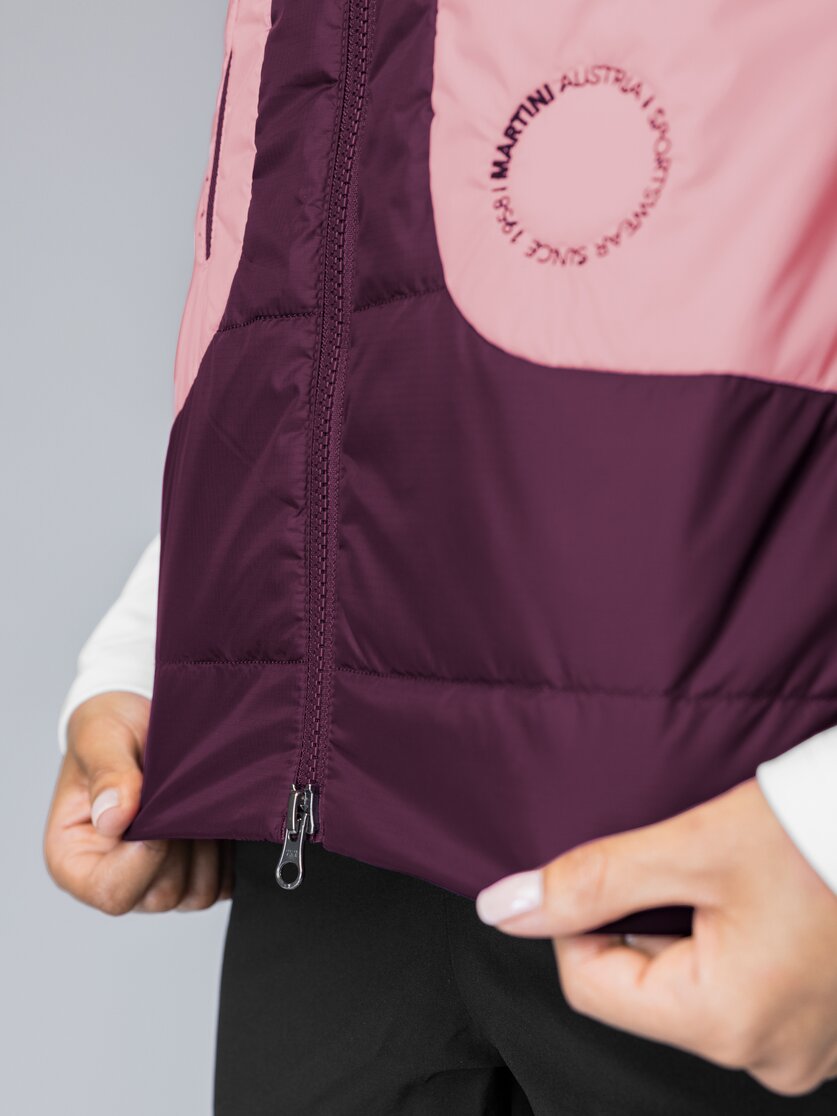 Martini Sportswear - Argon Hybrid Vest G-LOFT® W - Westen in mosstone-black - Detail 7 - Damen