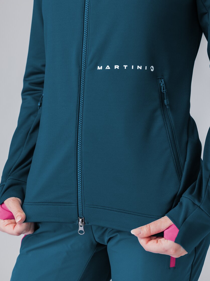Martini Sportswear - Firstline Midlayer Jacket W - Strati intermedi in poseidon-rosebud - Dettaglio 4 - Donna