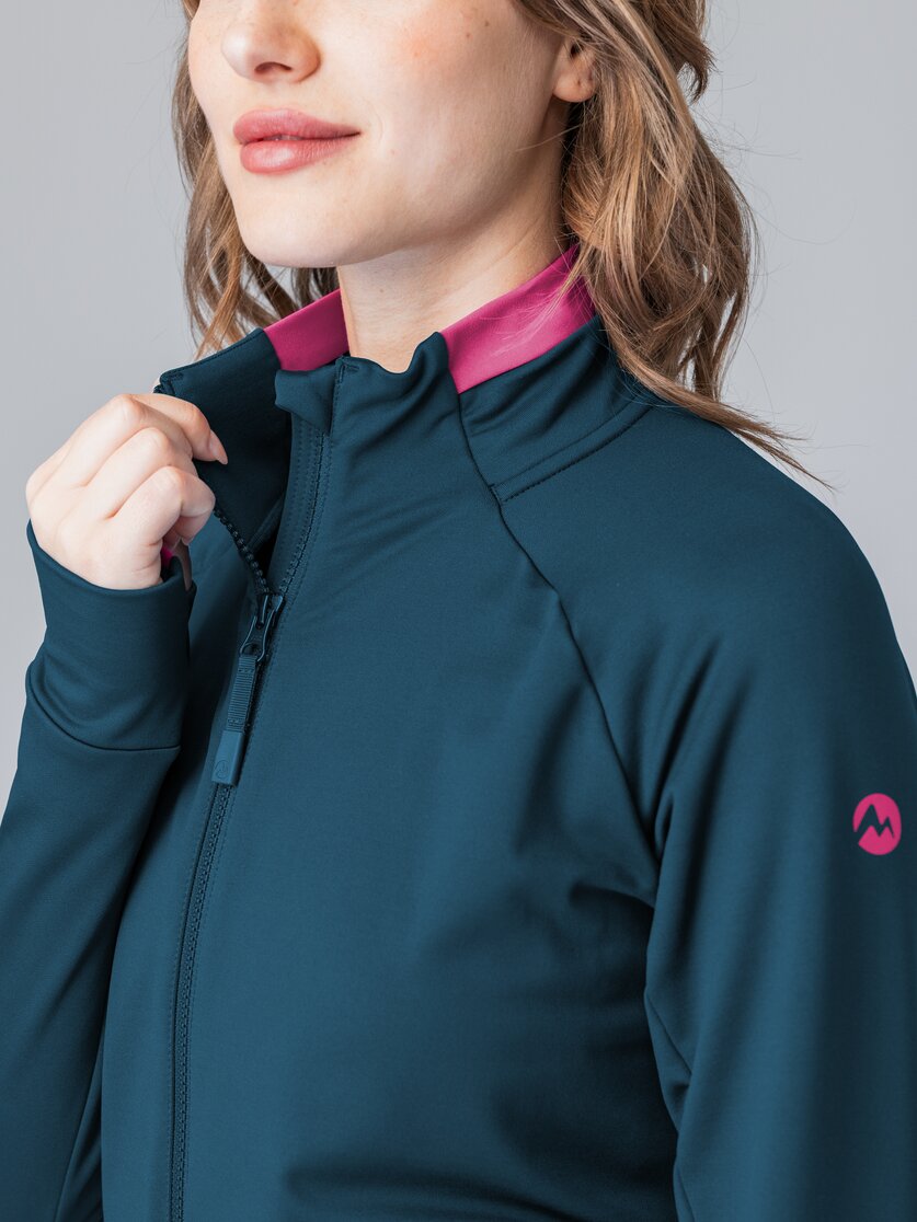 Martini Sportswear - Firstline Midlayer Jacket W - Strati intermedi in poseidon-rosebud - Dettaglio 6 - Donna