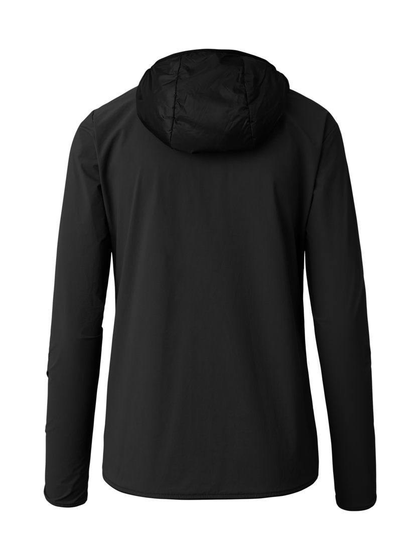 Martini Sportswear - Trektech Hybrid Jacket G-Loft® W - Hybrid jackets in black - rear view - Women