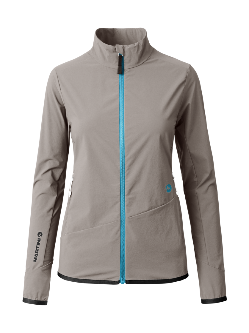 Martini Sportswear - Hillclimb Midlayer Jacket W - Midlayers in stone - front view - Women