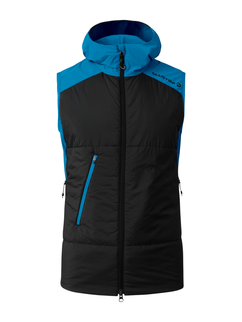 Martini Sportswear - Trektech Hybrid Vest G-Loft® M - Gilet in imperial-black - vista frontale - Uomo