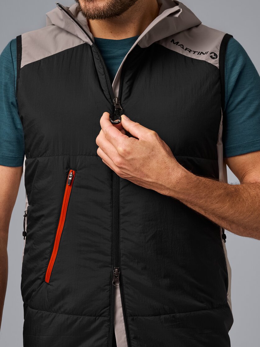 Martini Sportswear - Trektech Hybrid Vest G-Loft® M - Gilet in black - Dettaglio 2 - Uomo