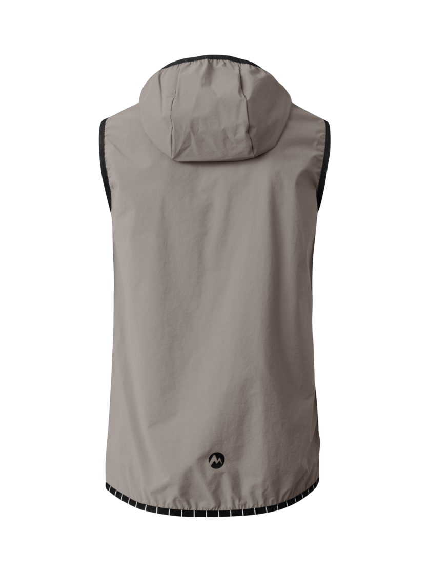 Martini Sportswear - Trektech Hybrid Vest G-Loft® M - Westen in stone-black - Rückansicht - Herren
