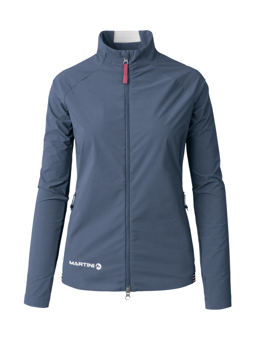 Martini Sportswear - Trektech Midlayer Jacket W - Strati intermedi in dark blue - vista frontale - Donna