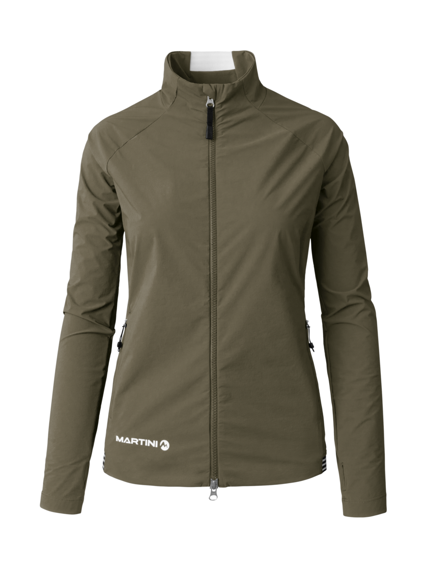 Martini Sportswear - Trektech Midlayer Jacket W - Midlayers in moss - Vorderansicht - Damen
