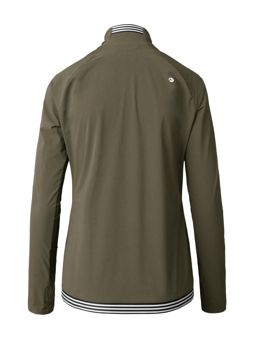 Martini Sportswear - Trektech Midlayer Jacket W - Midlayers in moss - Rückansicht - Damen