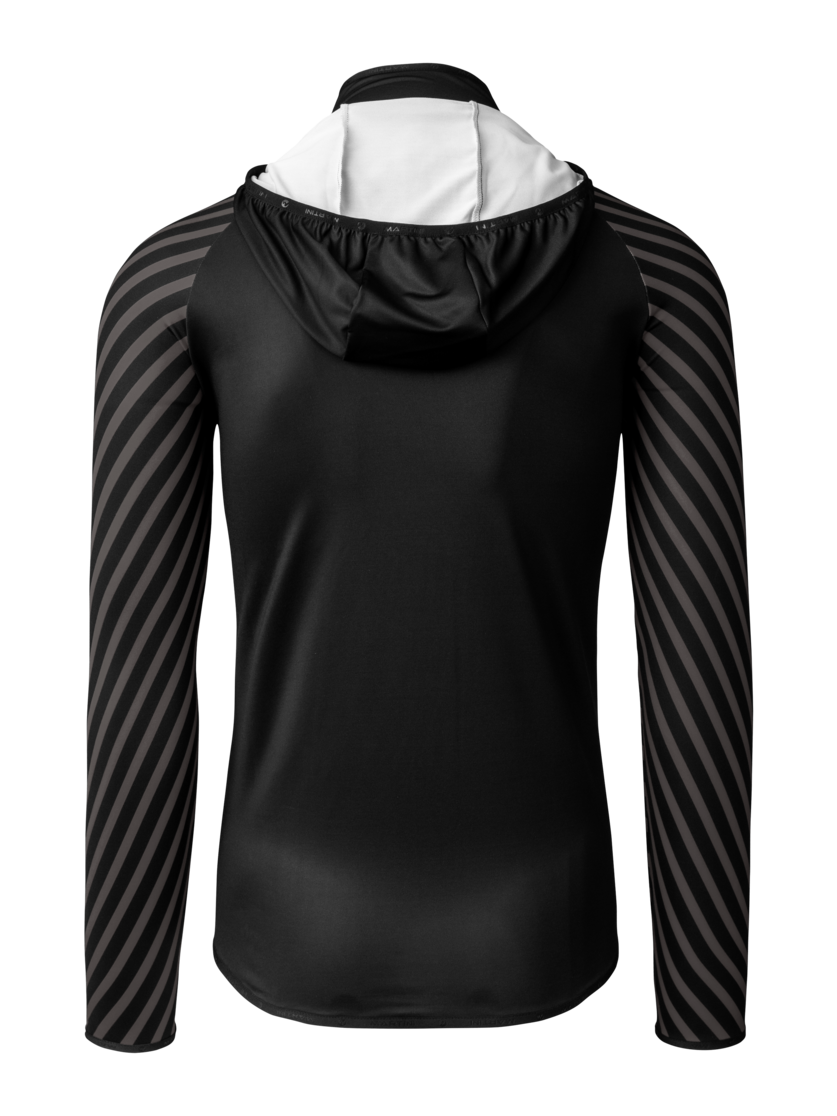 Martini Sportswear - Timebeat Midlayer Jacket Uni - Race suits - tops in black-steel - rear view - Unisex
