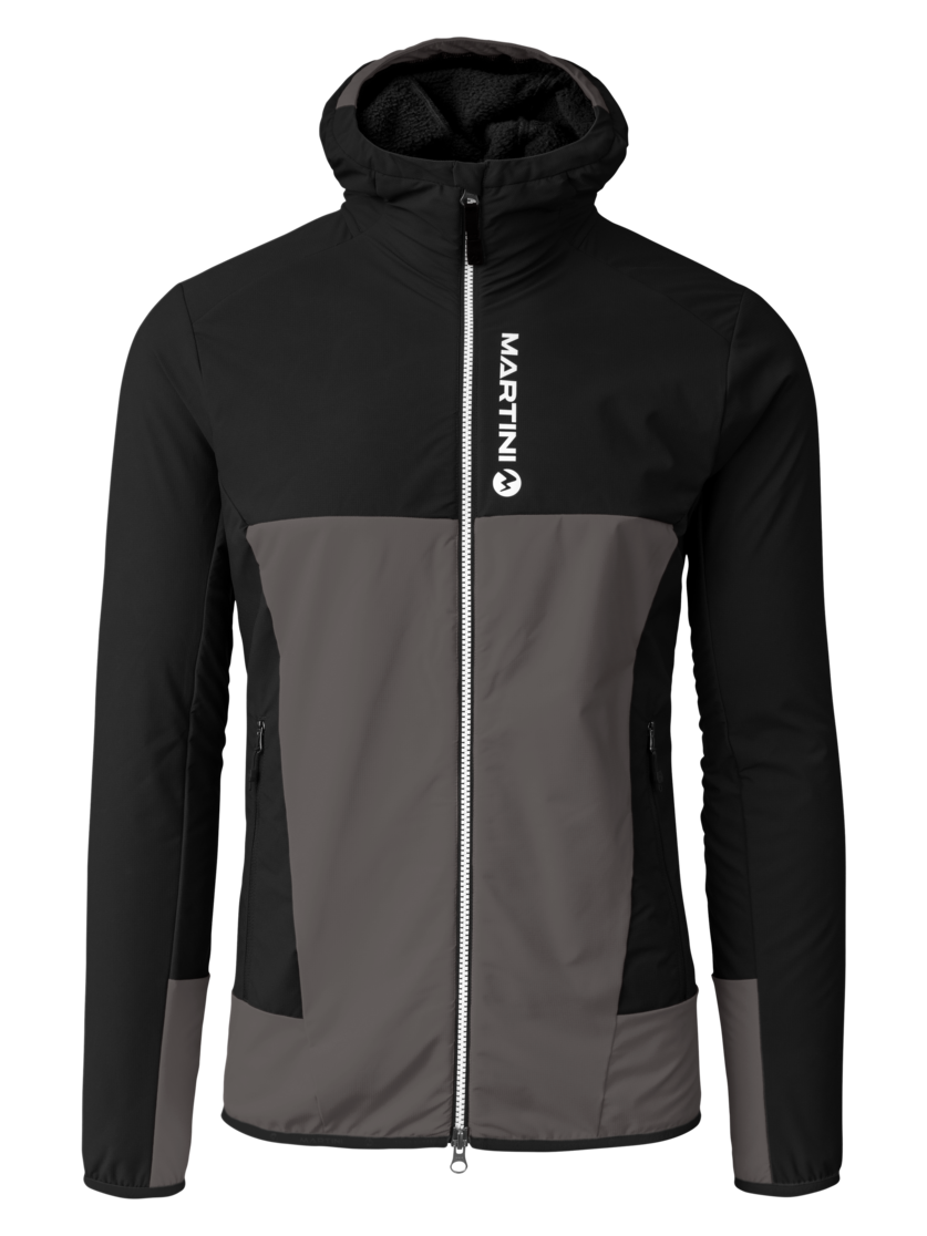 Martini Sportswear - Wildtrack Jacket Primaloft® Active M - Giacche Primaloft e Gloft in black-steel - vista frontale - Uomo