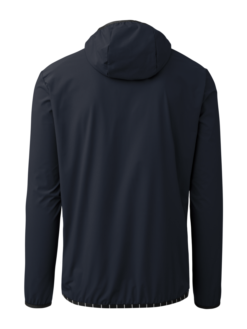 Martini Sportswear - Wildtrack Hybrid Jacket Primaloft® Active M - Hybrid jackets in true navy-black - rear view - Men