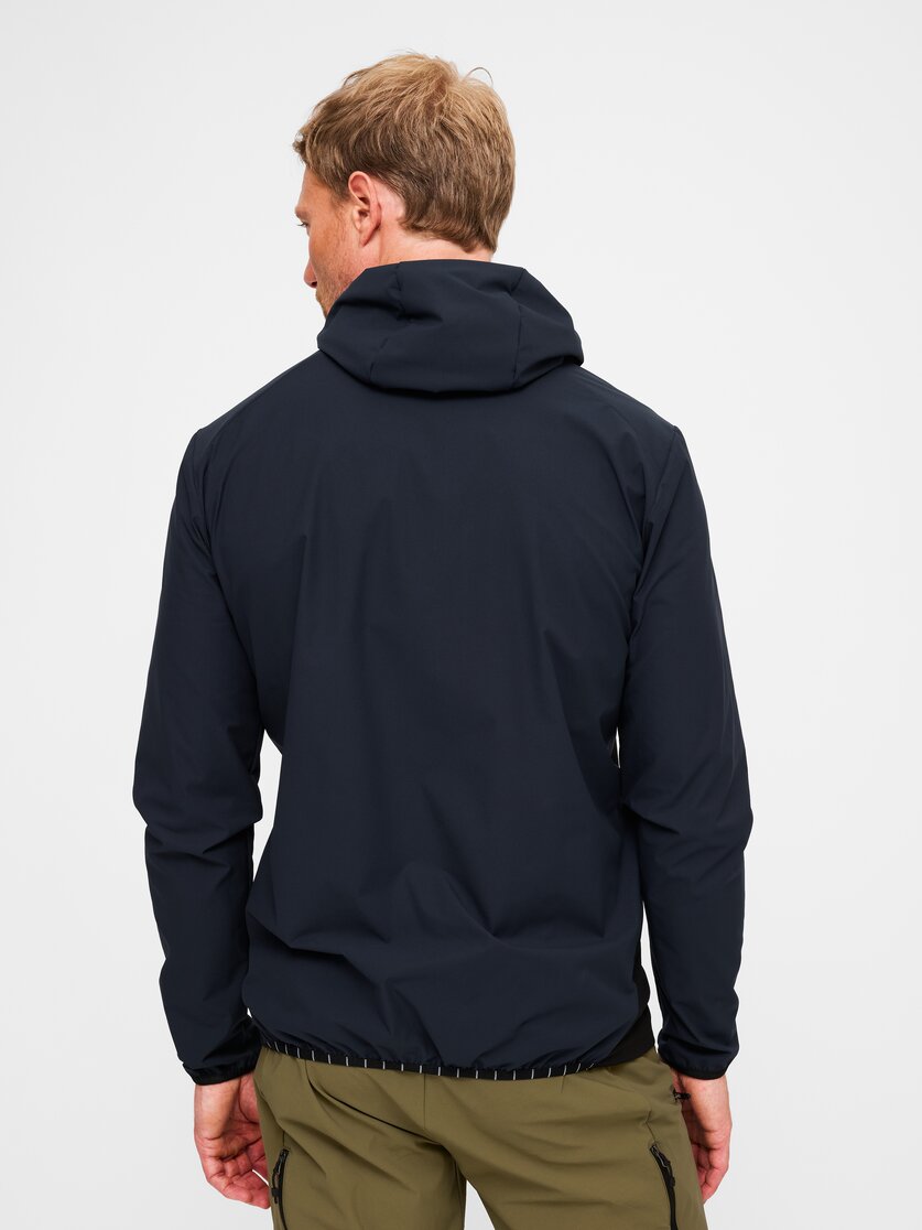 Martini Sportswear - Wildtrack Hybrid Jacket Primaloft® Active M - Hybrid jackets in peakan-black - rear view model - Men