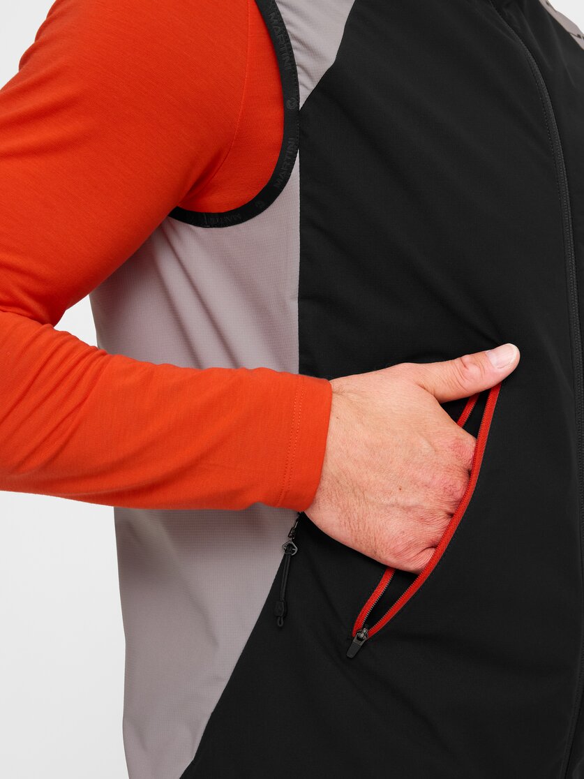 Martini Sportswear - Wildtrack Hybrid Vest Primaloft® Active M - Outdoor vests in black - Detail 1 - Men